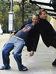 Will Young wearing Amplified
